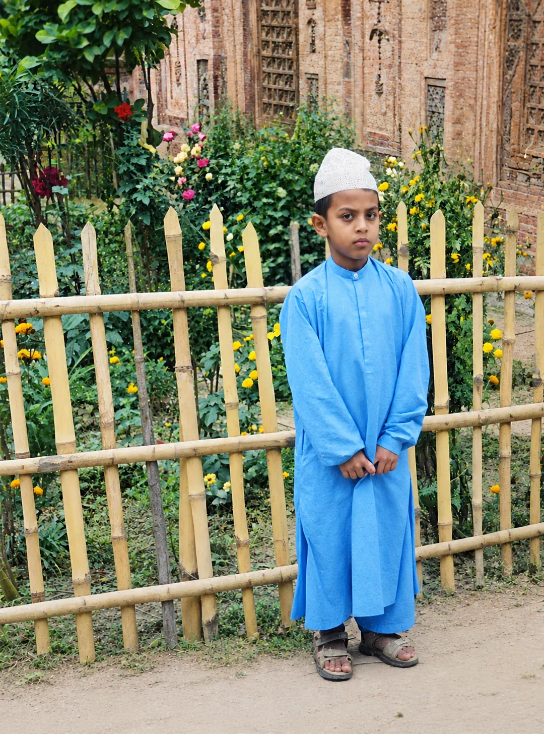 Young Tareq Reza in his Maktab days